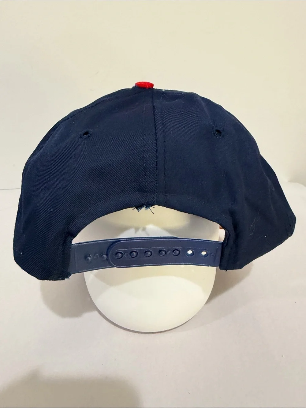 Vintage Cleveland Indians Chief Wahoo Snapback Hat Navy Red MLB Baseball Cap OS